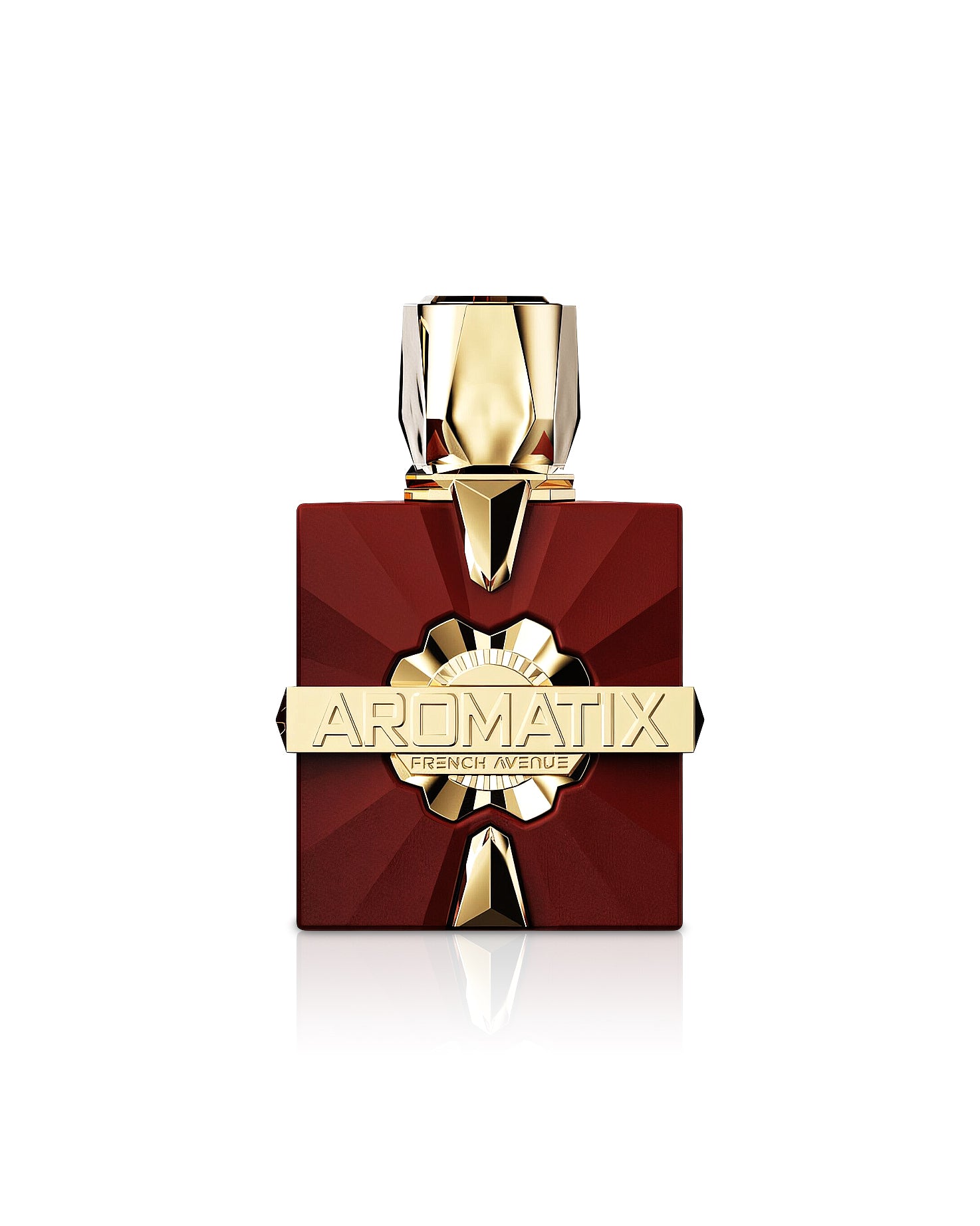 aromatix carnal desire perfume bottle shows against white background