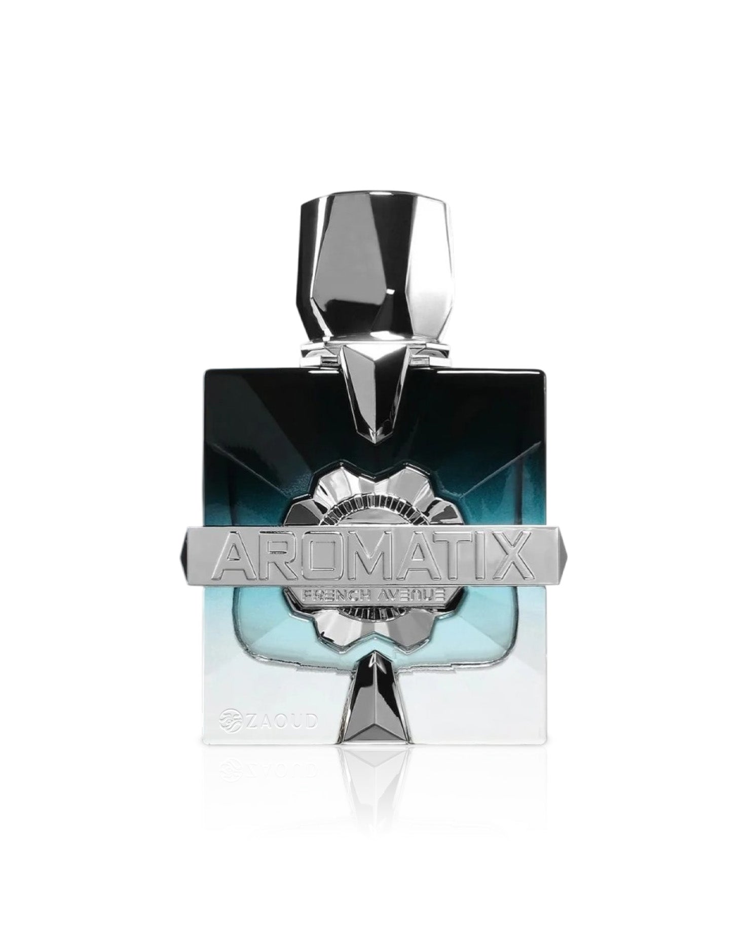 aromatix frostbite perfume bottle shows against white background