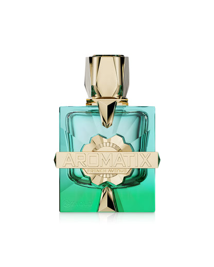 aromatix sun kissed perfume bottle shows against white background