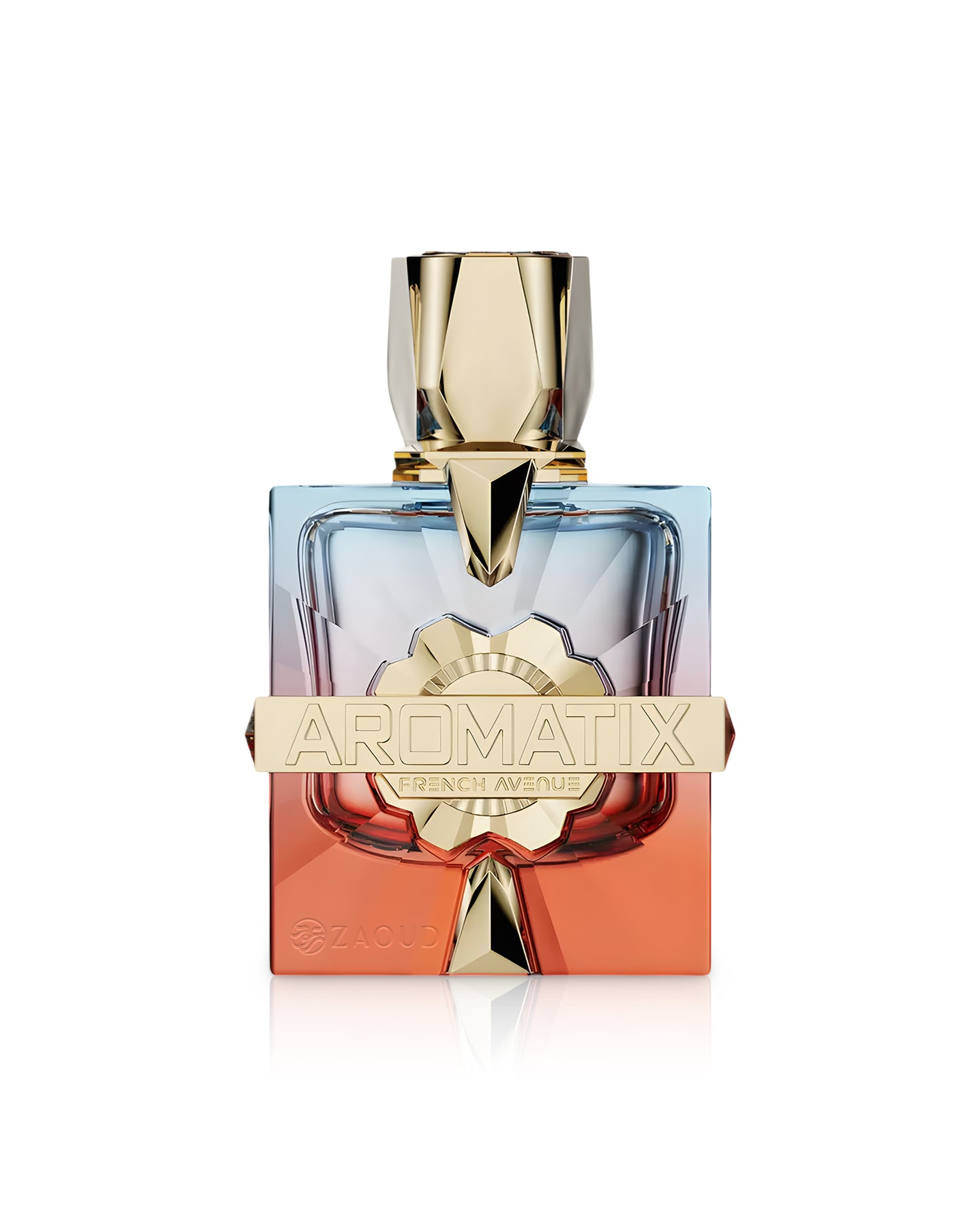 aromatix teas me perfume bottle shows against white background