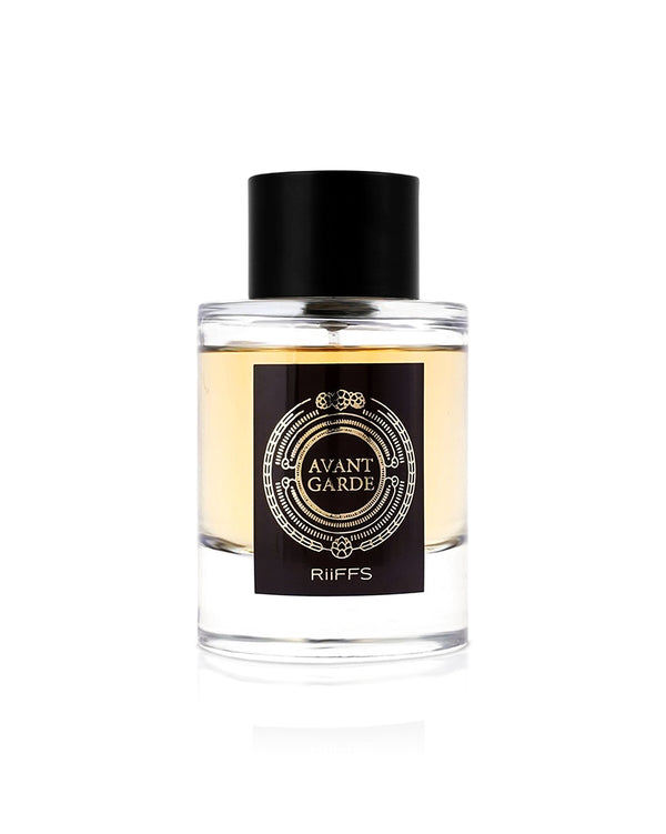 Riiffs Avant Garde EDP perfume bottle against white background