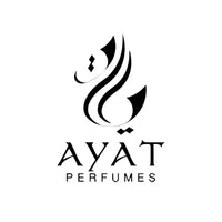 AYAT PERFUME OFFICIAL LOGO AGAINST WHITE BACKGROUND