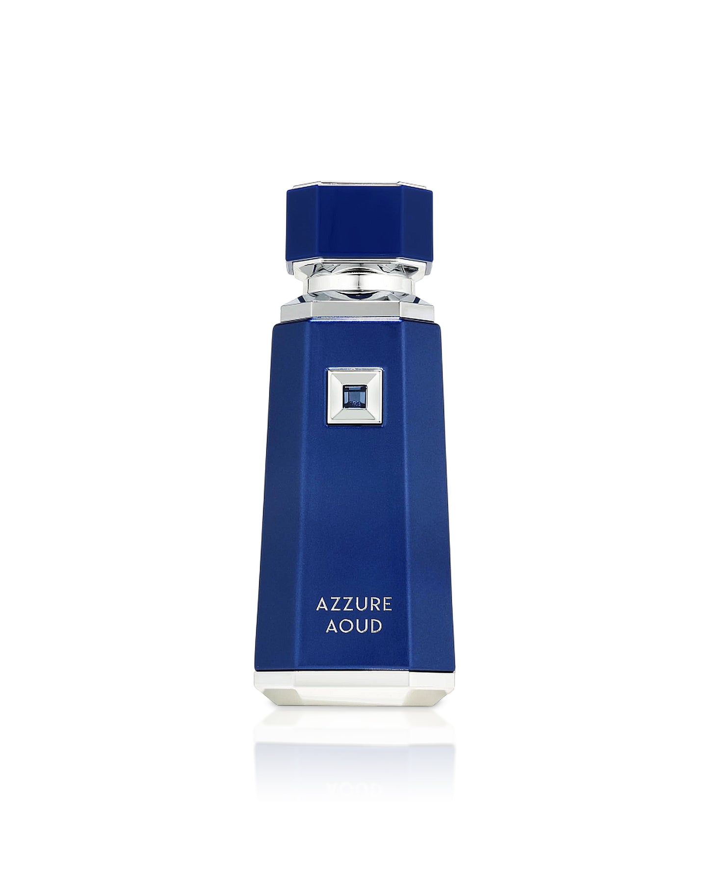 french avenue azzure aoud perfume bottle shows against white background