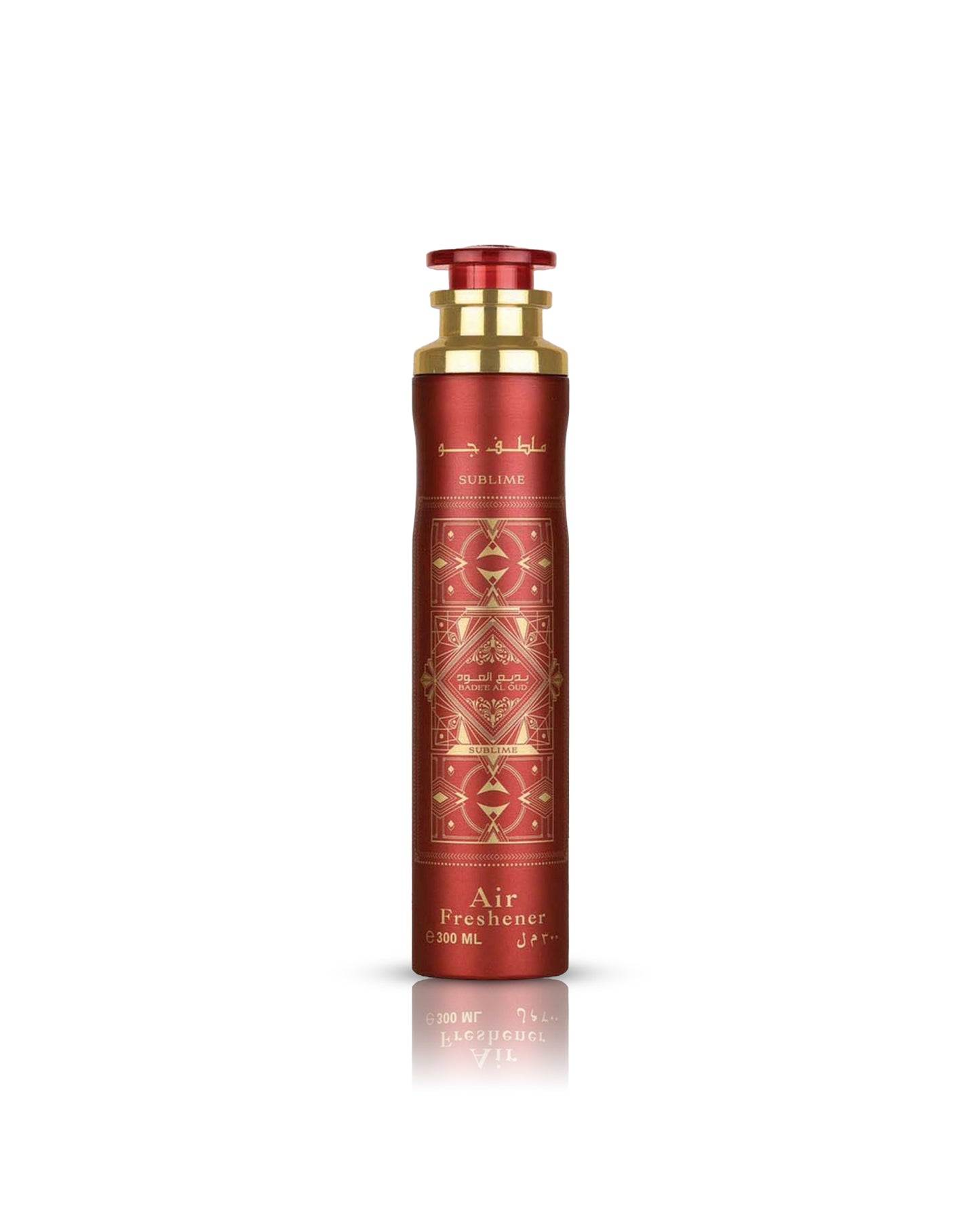 badee al oud sublime air freshener bottle against white background