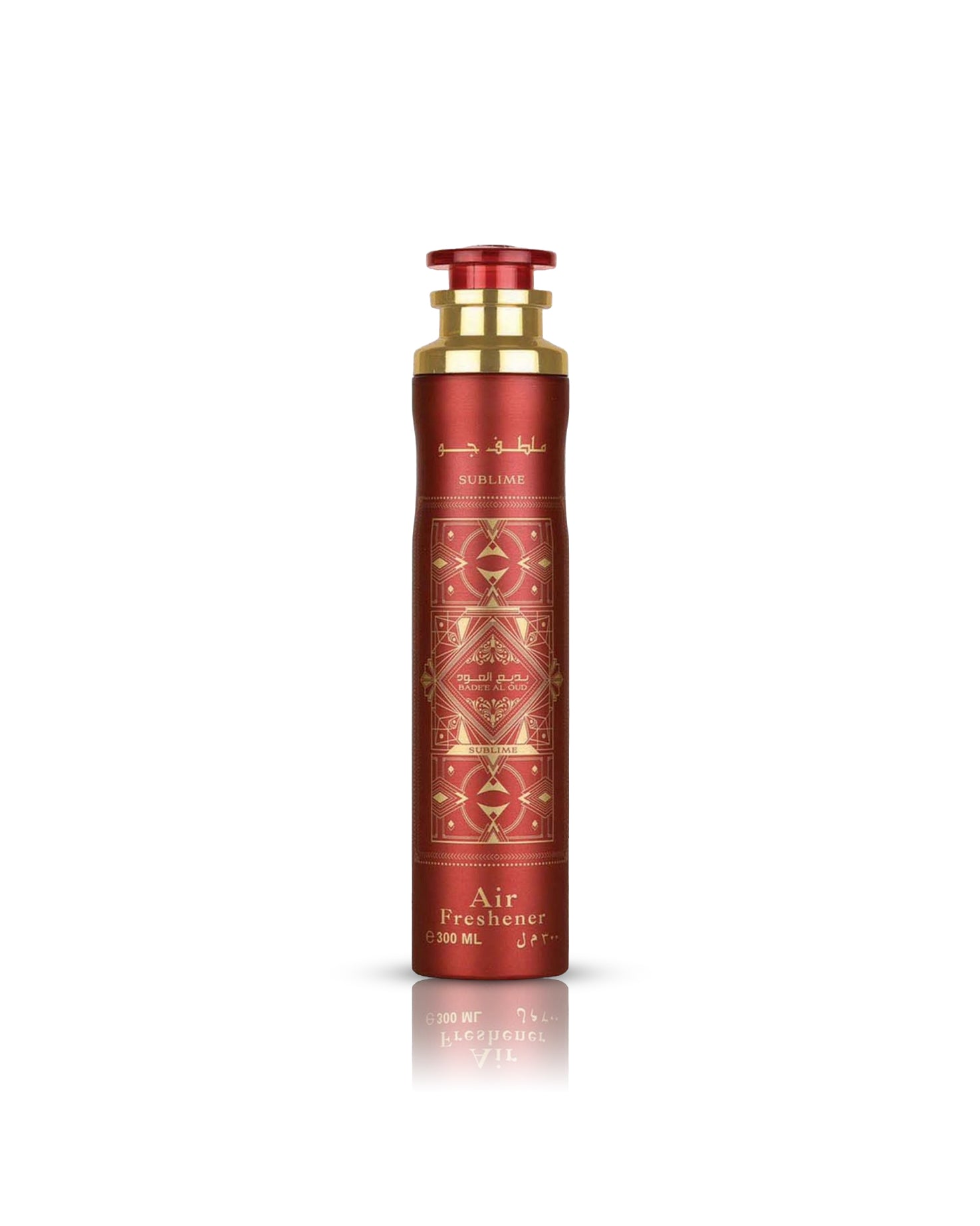 badee al oud sublime air freshener bottle against white background