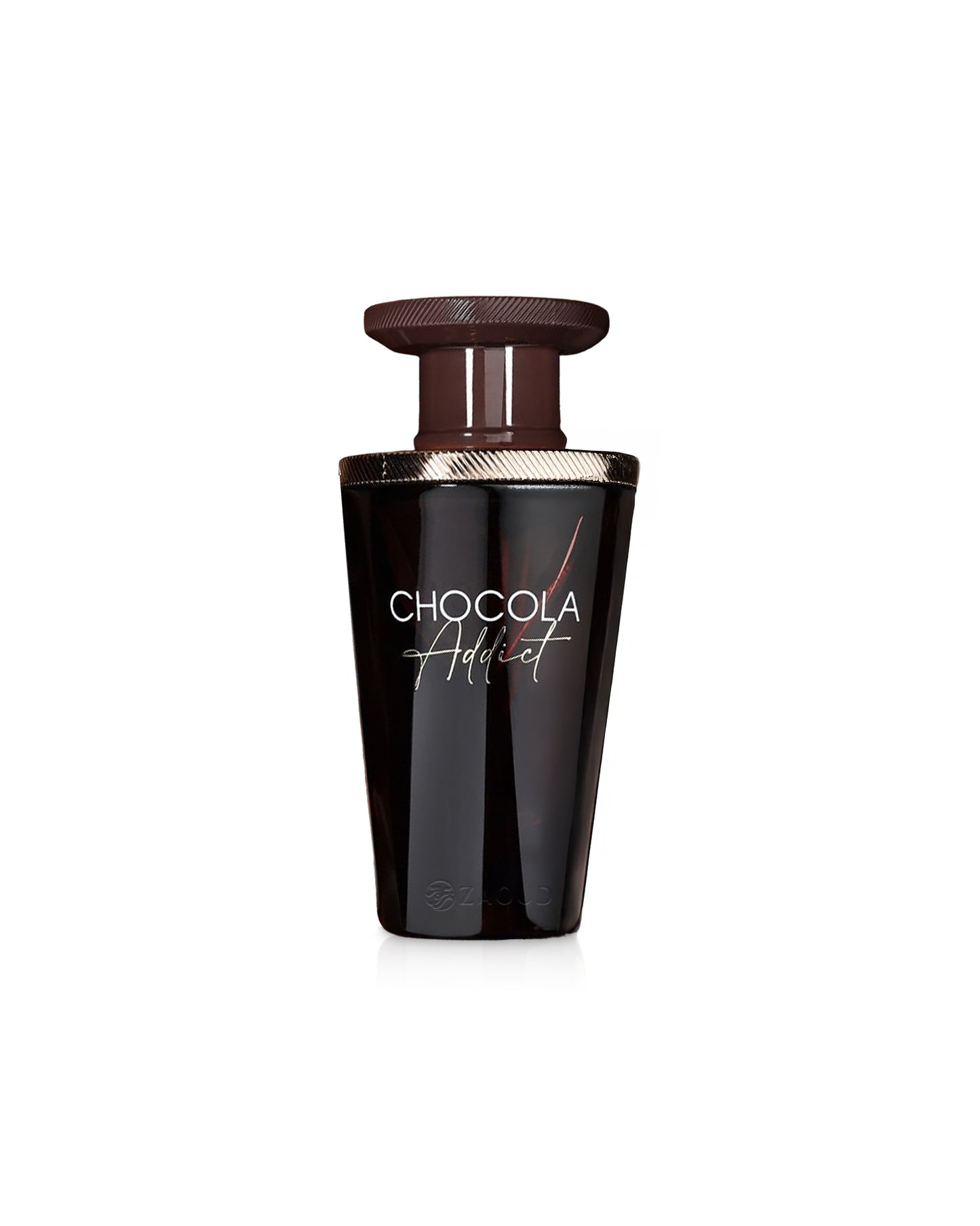 frech avenue chocola addict perfume bottle shows against white background