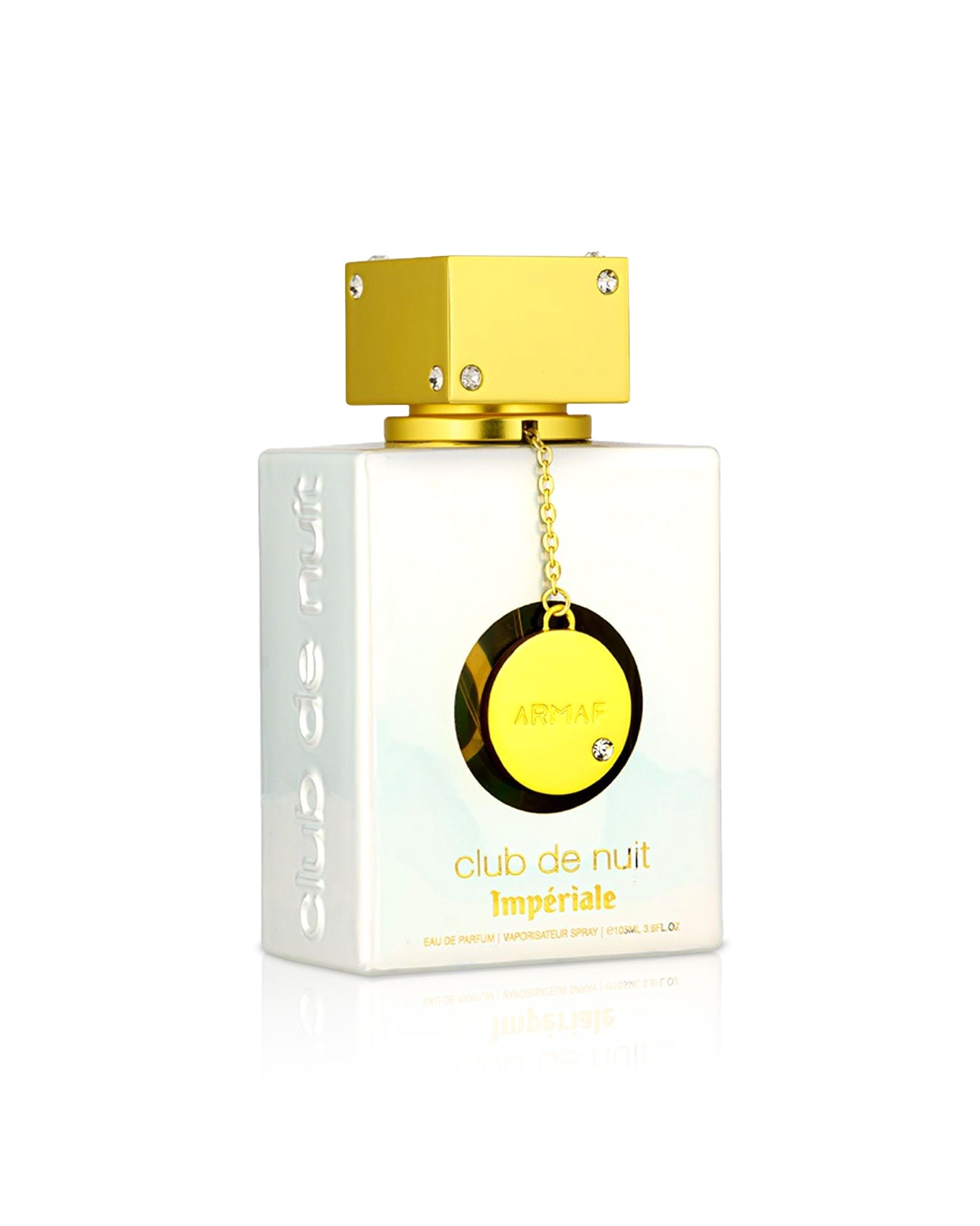 armaf club de nuit imperiale perfume bottle shows against white background