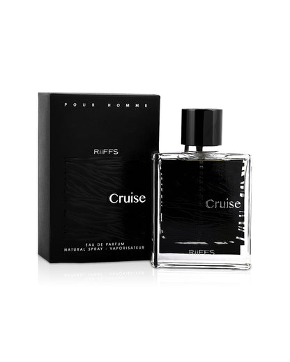 riiffs Cruise perfume bottle and packaging on a white background