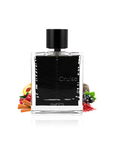 riiffs Perfume bottle labeled 'Cruise' with peach and saffron on a white background