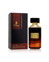 emir oud and vanille Perfume bottle and packaging with 'Emir' branding on a white background