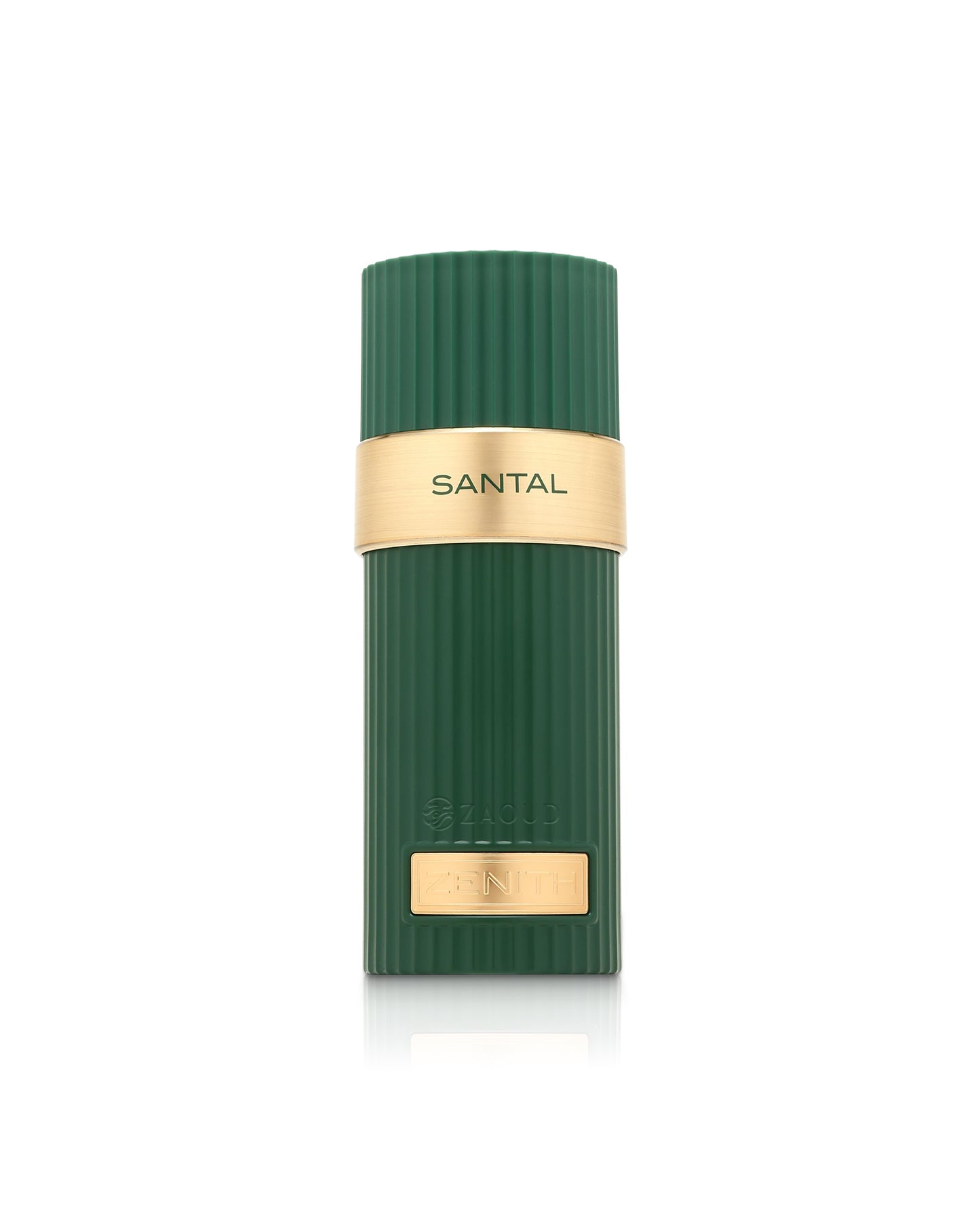 french avenue zenith santal perfume bottle shows against white background