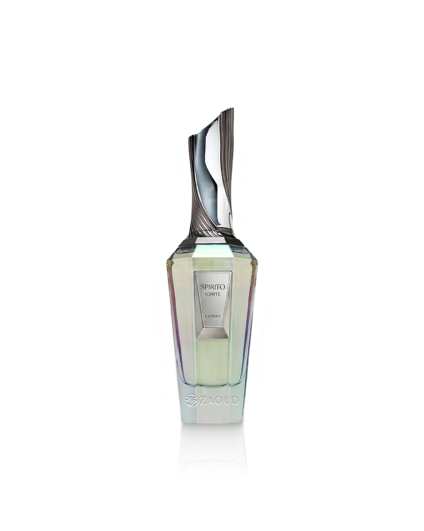 french avenue spirito ignite perfume bottle shows against white background