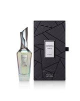 french avenue spirito ignite perfume bottle shows beside its packaging against white background