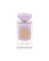 Perfume bottle labeled 'Mysterious Tahara' by Gulf Orchid on a white background
