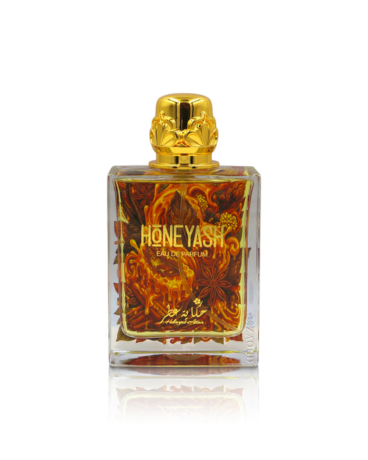 hekayat attar honeyash perfume bottle shows against white background