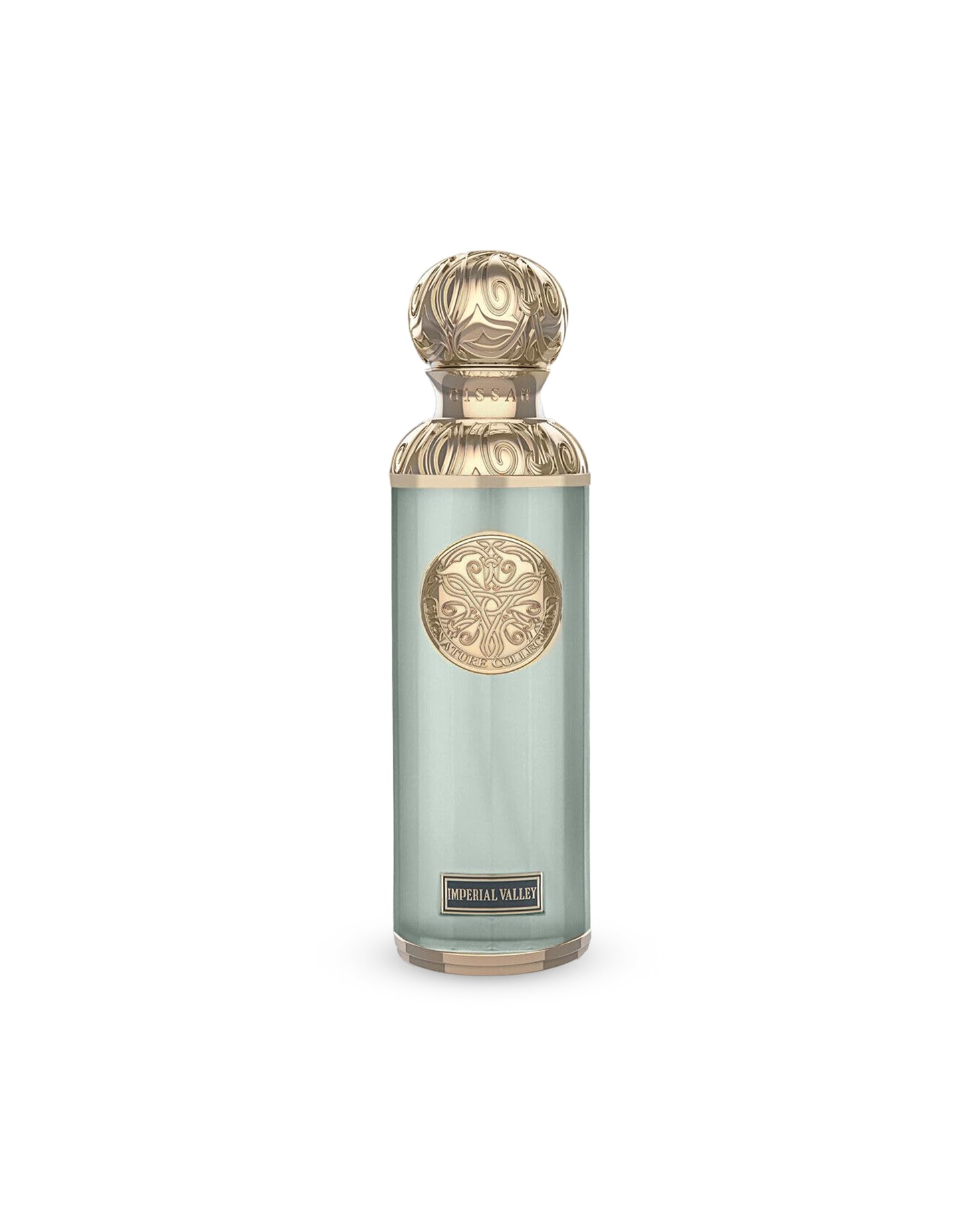 imperial valley by gissah perfume bottle shows against white background