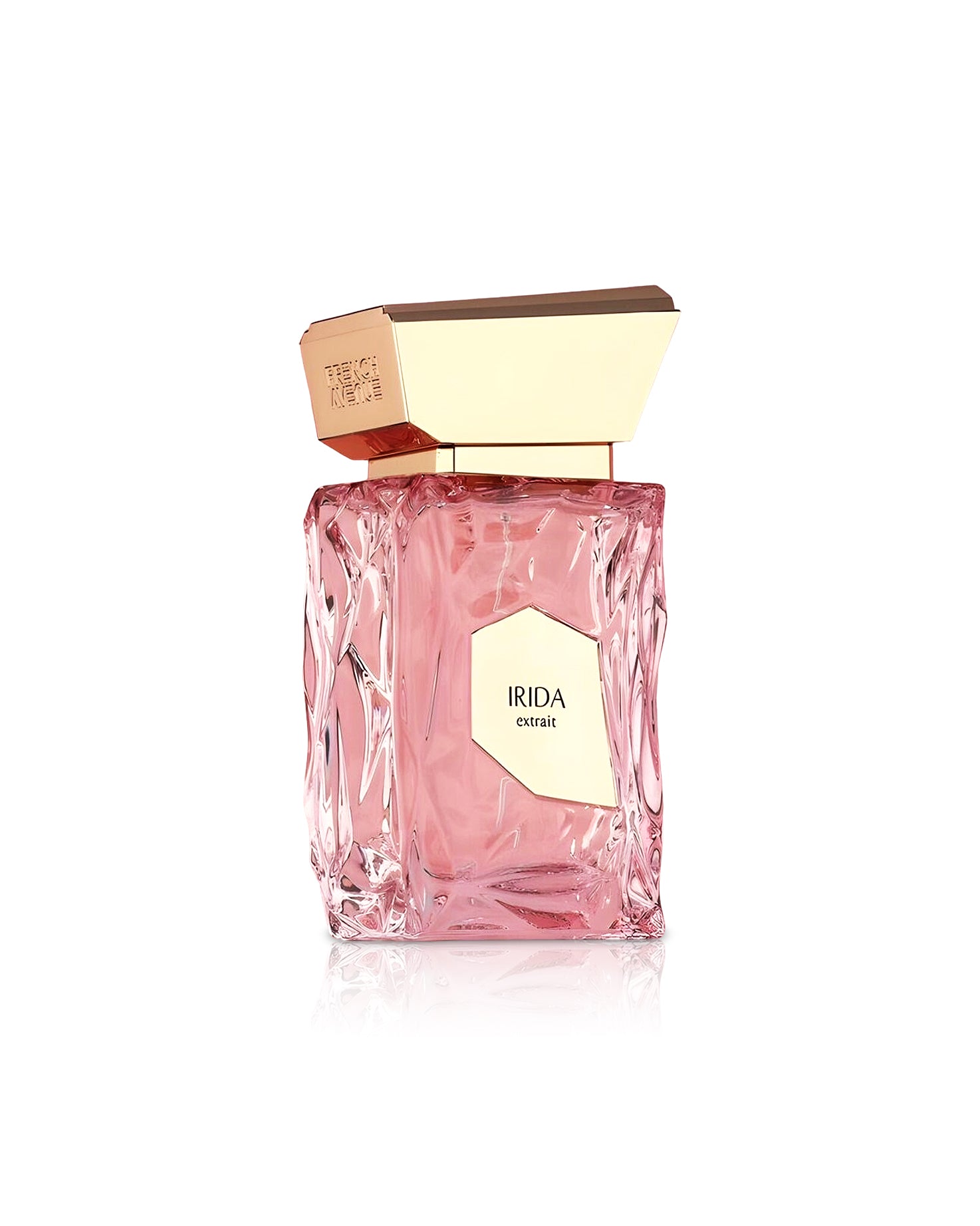 french avenue irida extrait de parfum bottle shows against white background