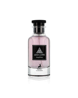 jean lowe maitre perfume bottle shows against white background 