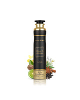 khamrah air freshener bottle surrounded by tonka bean vanilla against white background