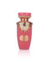 lattafa jouri perfume bottle shows against white background