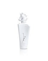 lattafa maahir legacy perfume bottle shows against white background