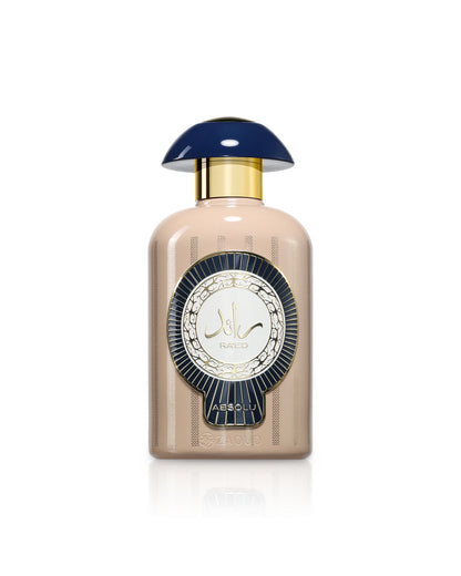 lattafa raed absolu perfume bottle shows against white background