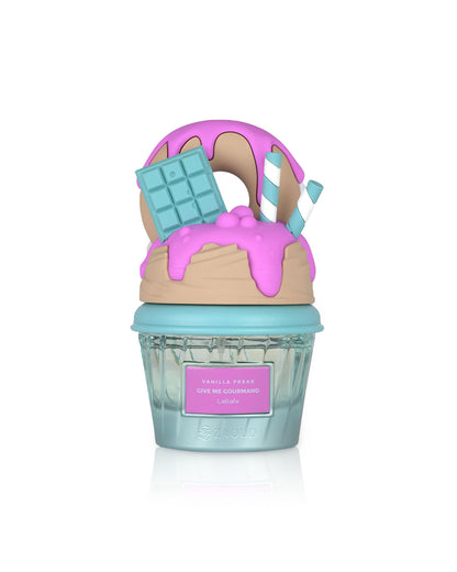 lattafa vanilla freak perfume cupcake shape bottle shows against white background