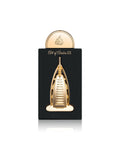 lattafa art of arabia 3 perfume bottle shows against white background