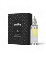 lattafa Haakem perfume oil bottle and packaging on a white background