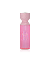 lattafa haya perfume mist Pink bottle with ribbed design on a white background
