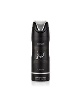 lattafa Hayaati bodyspray bottle on a white background