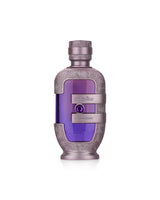 lattafa mashmoom perfume oil Decorative bottle with purple label on a white background