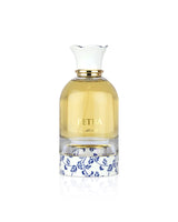 lattafa petra perfume bottle shows against white background