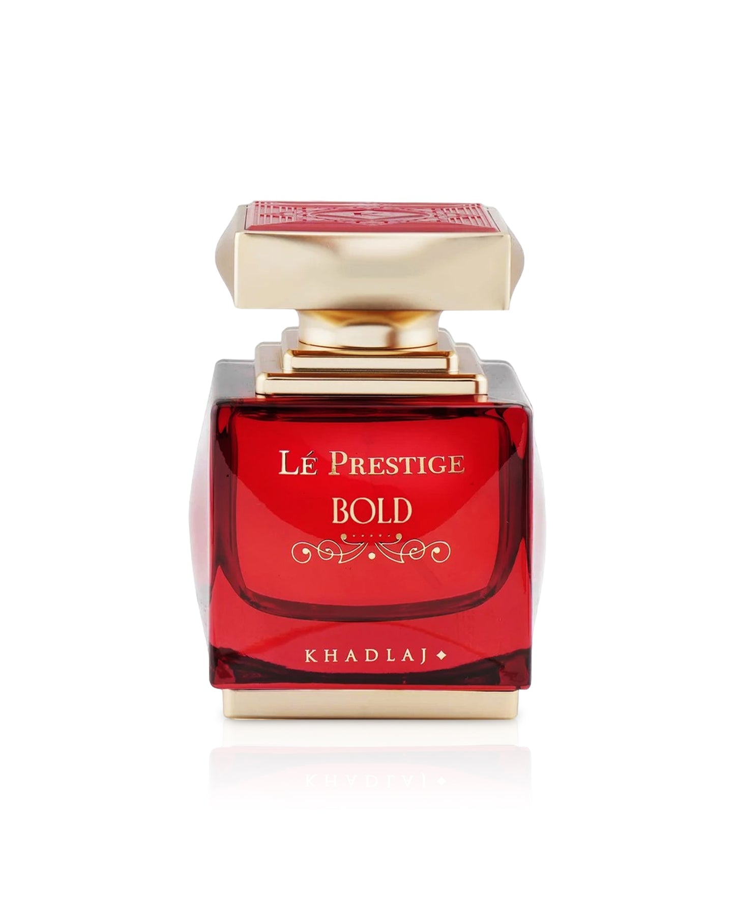 le prestige bold by khadlaj perfumes bottle shows against white background