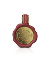 le falcone mirsaal love letter Red and gold perfume bottle with 'Le falcone' branding on a white background