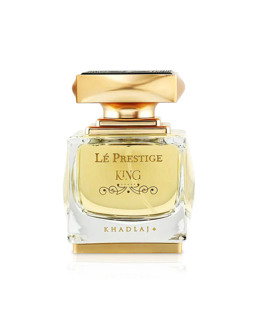 le prestige king by khadlaj perfume bottle shows against white background