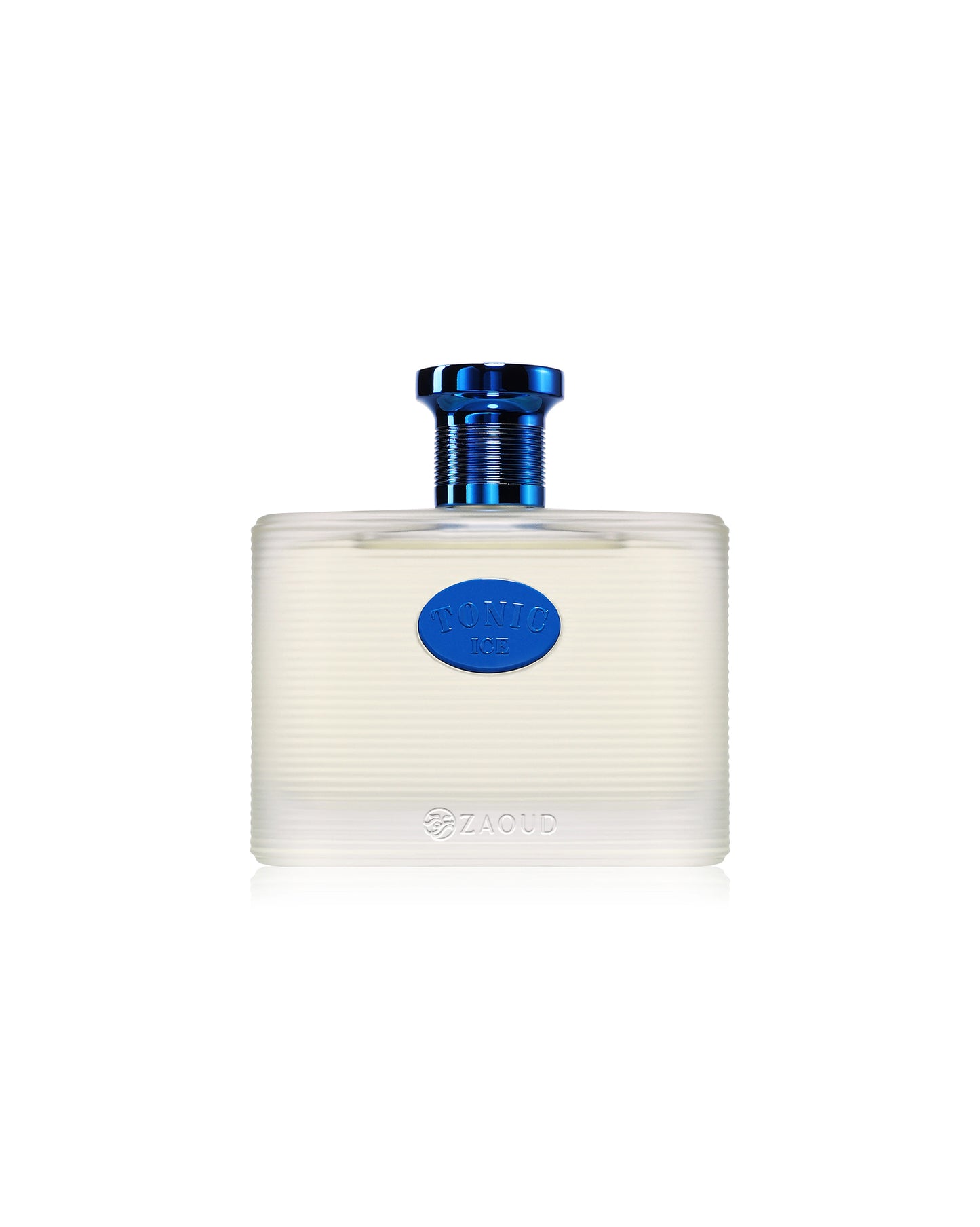 maison alhambra tonic ice perfume bottle shows against white background