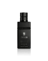 maison asrar thriller 3 perfume bottle shows against white background