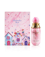 paris corner marshmallow blush perfume bottle shows beside its box against white background