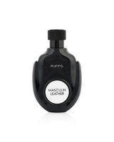 masculin leather by riiffs perfumes bottle shows against white background
