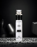 ana abiyedh air freshner bottle photograph inside dark room