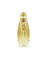 oud cafu edp by nabeel golden glass perfume bottle showing against white background