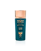 paris corner cosmic giardino perfume bottle with rose gold cap on a white background