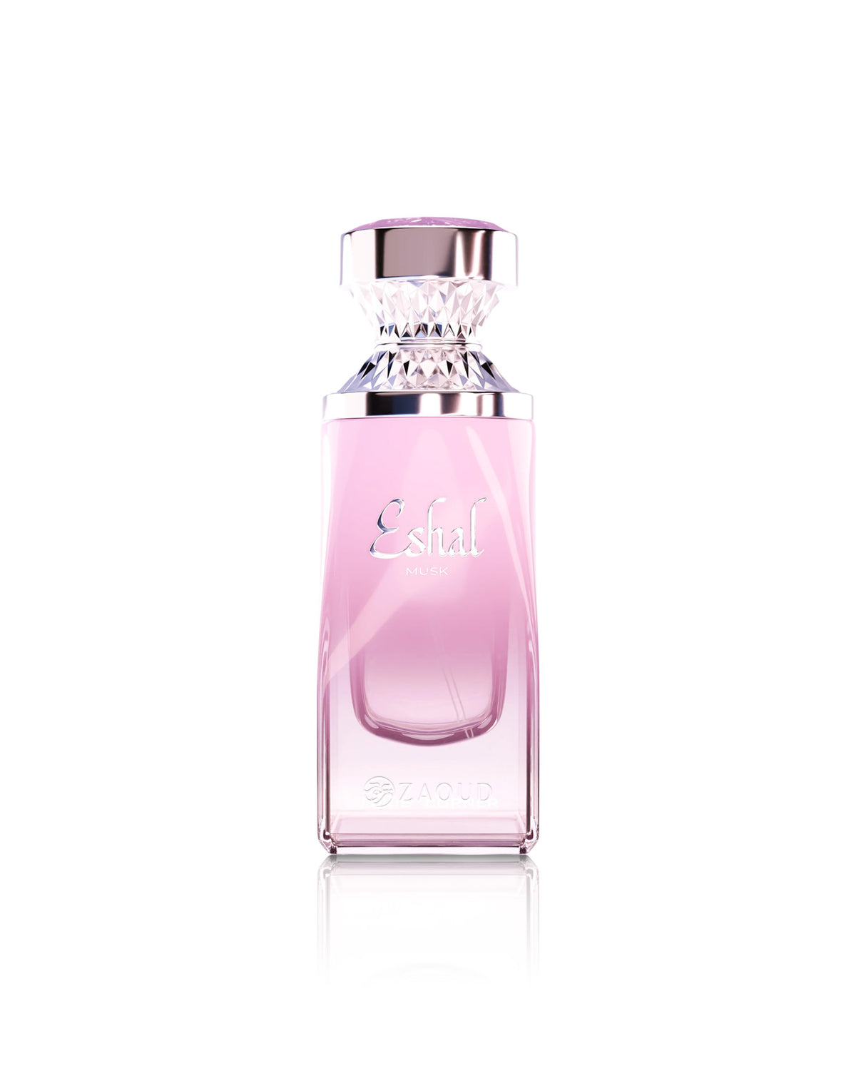 paris corner eshal musk perfume bottle shows against white background