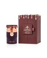 Gourmand paris corner Choco Cult perfume bottle and packaging on a white background