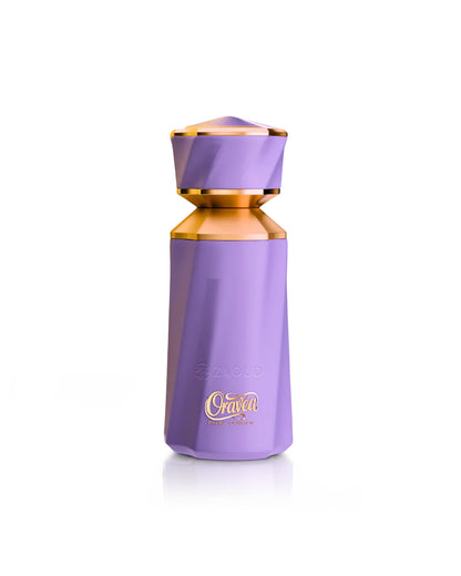 paris corner oravea perfume bottle shows against white background