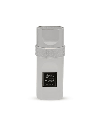 pure musk edp perfume BOTTLE against white background