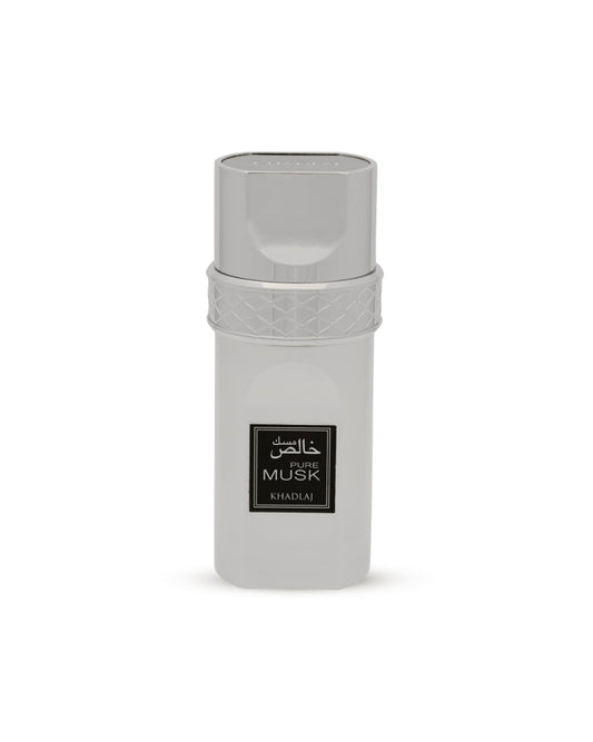 pure musk edp perfume BOTTLE against white background