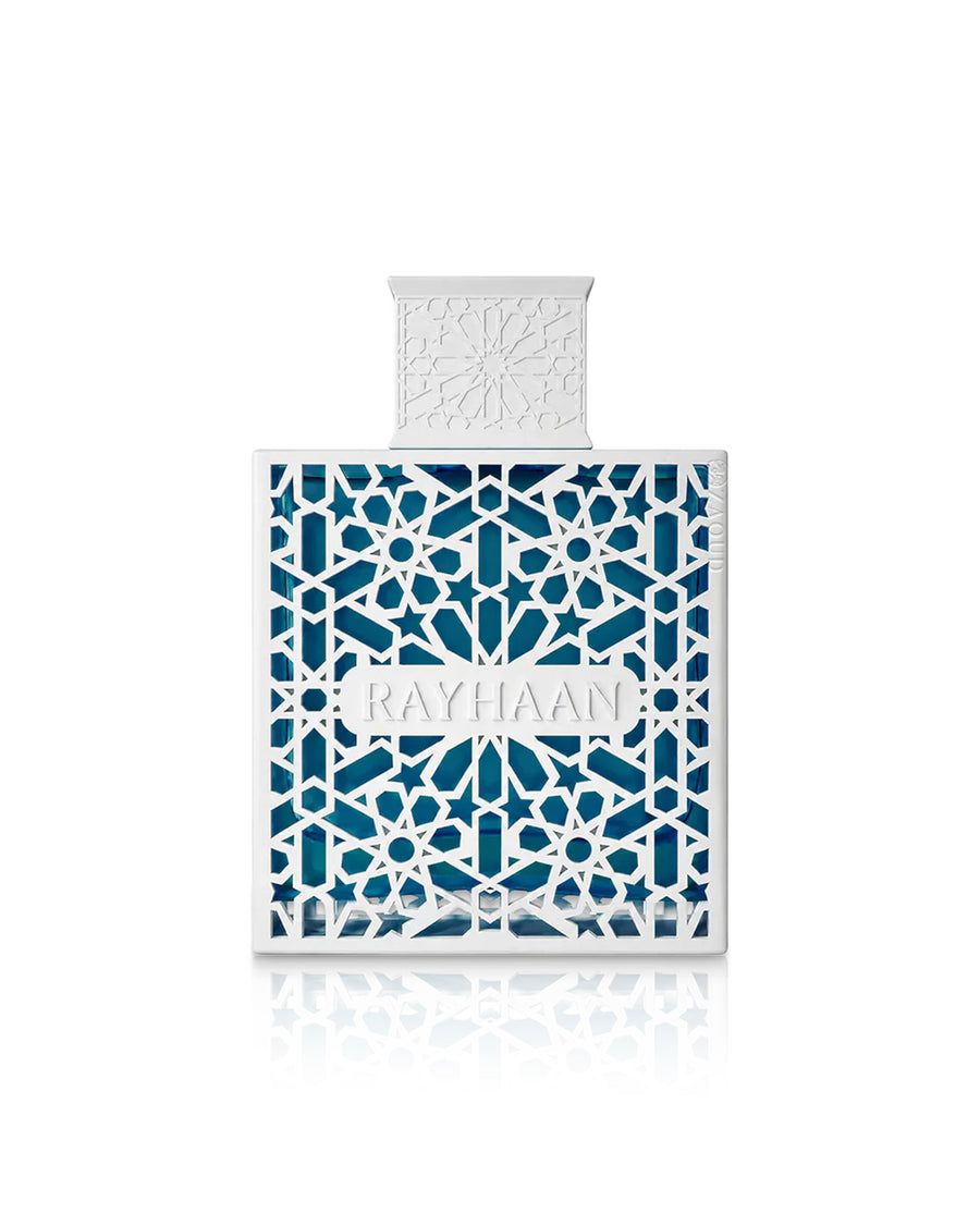 Rayhaan Azul 2026 EDP, a linear citrus summer fragrance from the Dubai house
