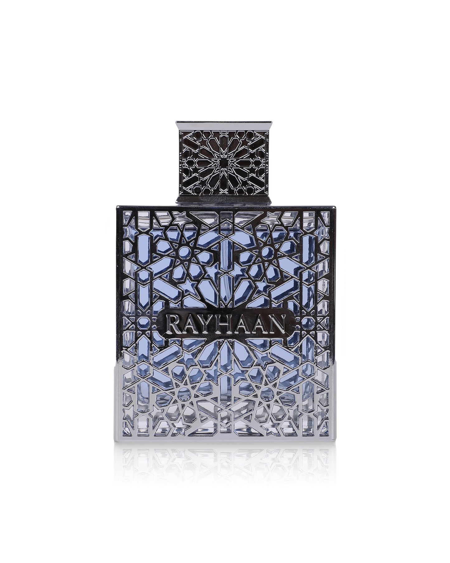 Rayhaan aquatica perfume bottle shows against white background